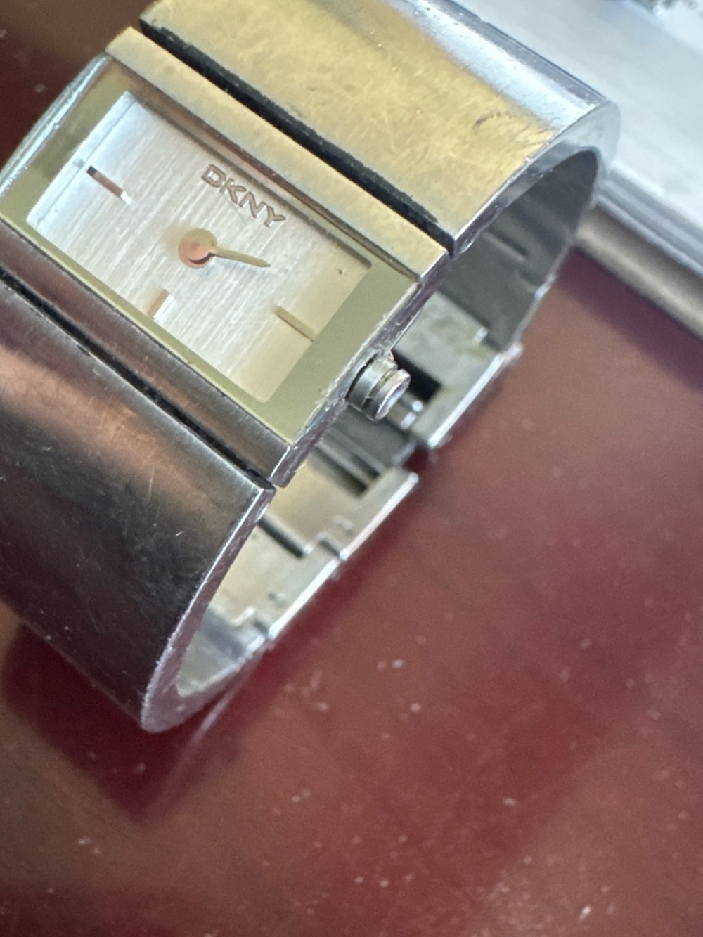 Dkny Silver-Tone Stainless Steel Bracelet Watch